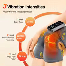 KneeProo Premuim Electric Knee Massager with 3 Levels of Vibration And 5 Levels of Hot Compression