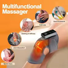 KneeProo Premuim Electric Knee Massager with 3 Levels of Vibration And 5 Levels of Hot Compression